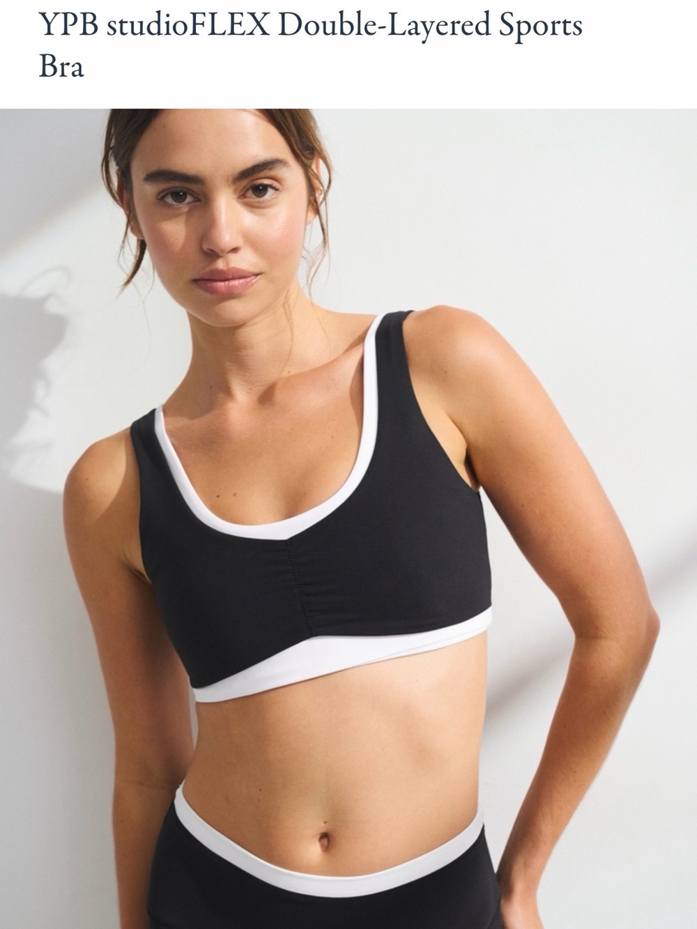 Abercrombie & Fitch YPB studioFLEX Double Layered Sports Bra